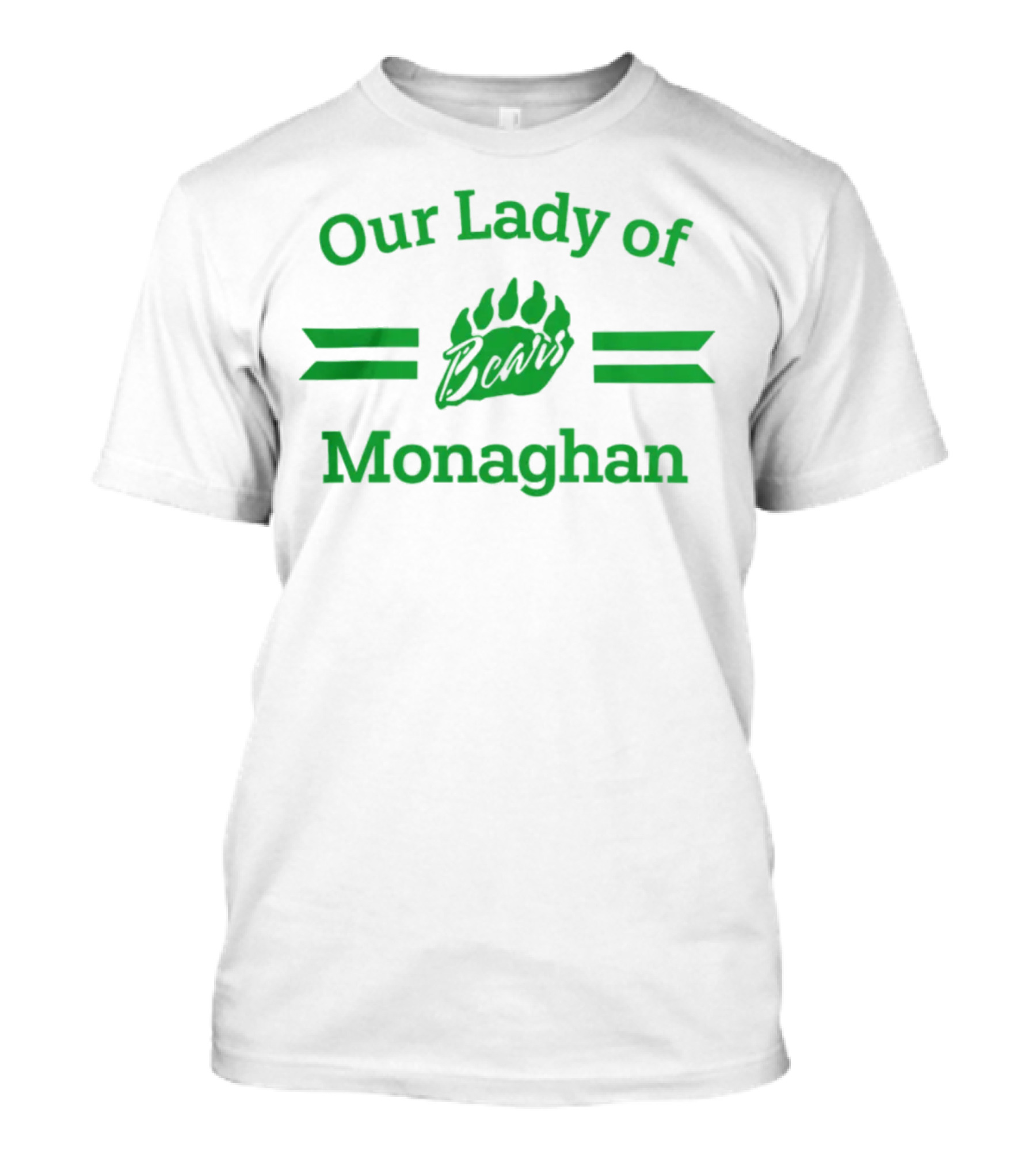Our Lady Of Bears Monaghan Paw Prints T-Shirt