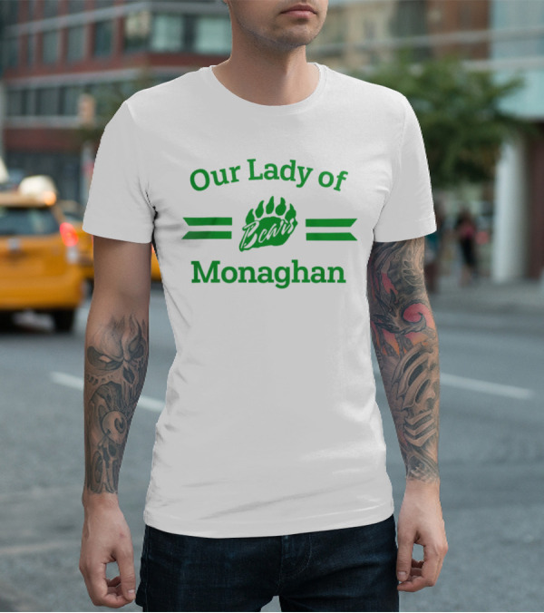 Our Lady Of Bears Monaghan Paw Prints T-Shirt