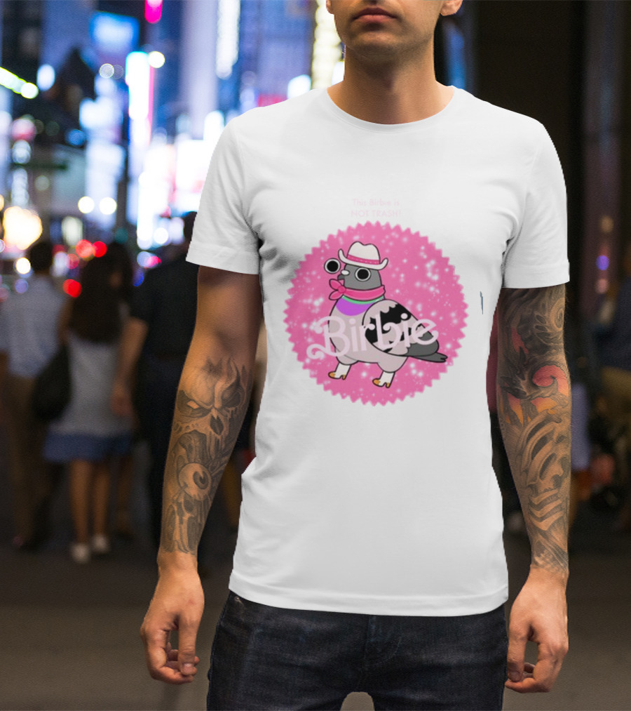 Charlubby Birbie In Pink Sparkle With Cowboy T-Shirt