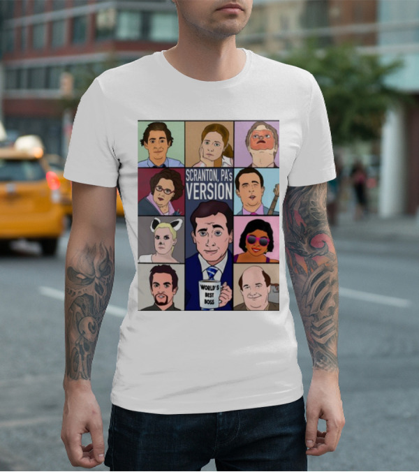 Scranton PA's Version The Office Eras World's Best Boss T-Shirt