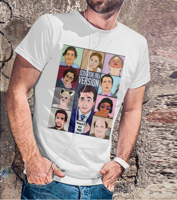 Scranton PA's Version The Office Eras World's Best Boss T-Shirt