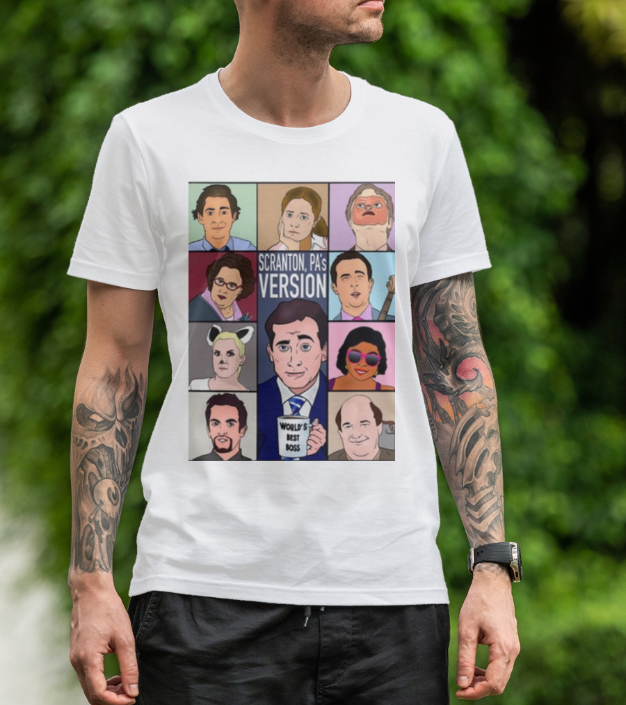 Scranton PA's Version The Office Eras World's Best Boss T-Shirt