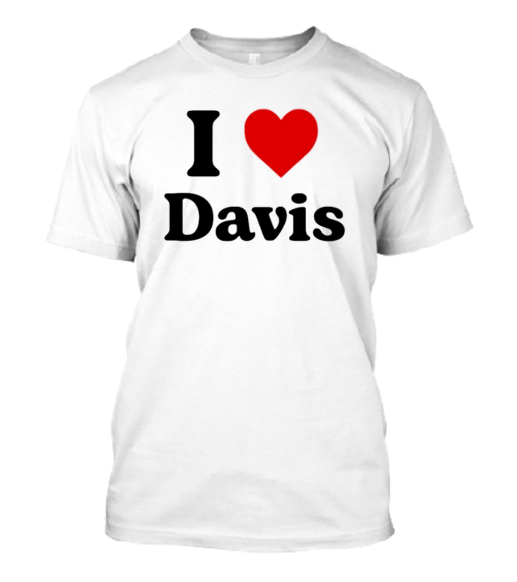Shopellesong I Heart Davis T-Shirt