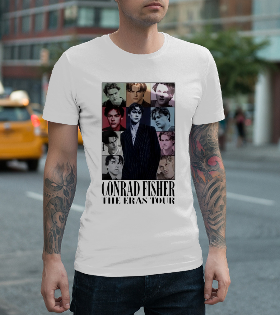 Conrad Fisher The Eras Tour Multi-Color Portraits T-Shirt