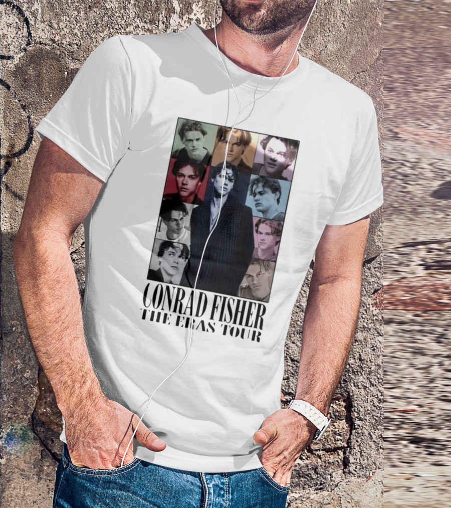 Conrad Fisher The Eras Tour Multi-Color Portraits T-Shirt