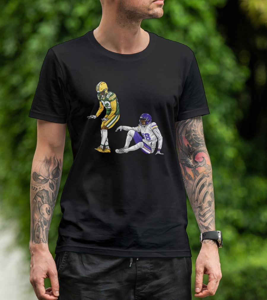Gritty Football Dance Packers Vikings Iconic T-Shirt