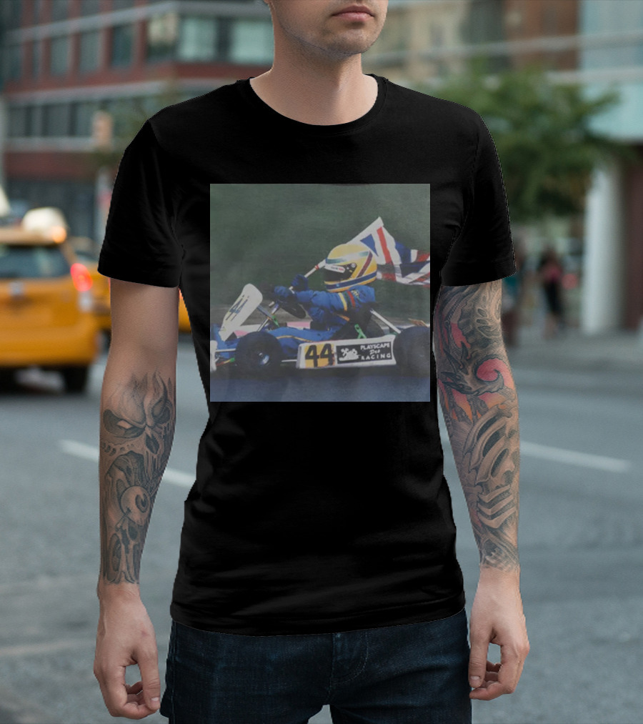 Hamilton Signature 44 Playscape Pro Racing Karting with British Flag T-Shirt