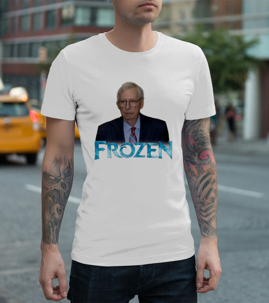 Mitch McConnell Frozen Parody Image with Frozen T-Shirt