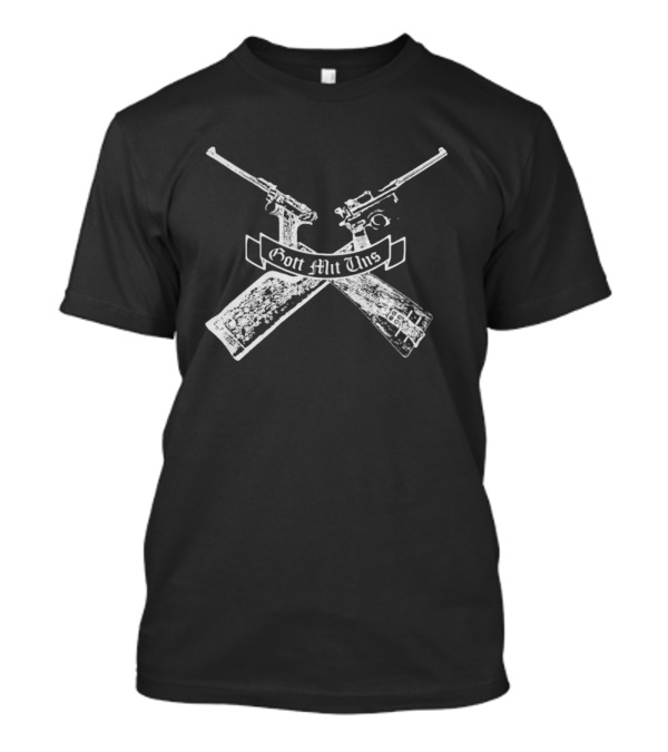 Gott Mit Uns Crossed Rifles T-Shirt