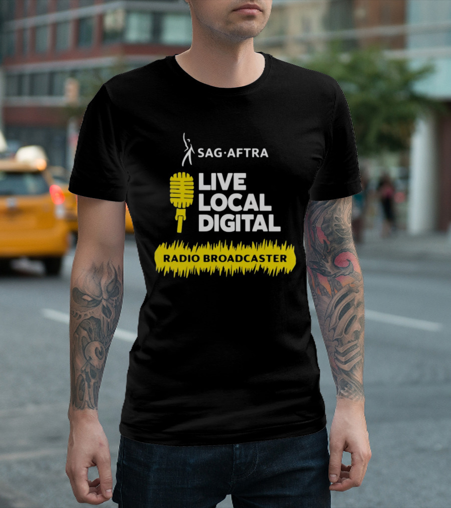 SAG-AFTRA Live Local Digital Radio Broadcaster Carolyn Dur T-Shirt