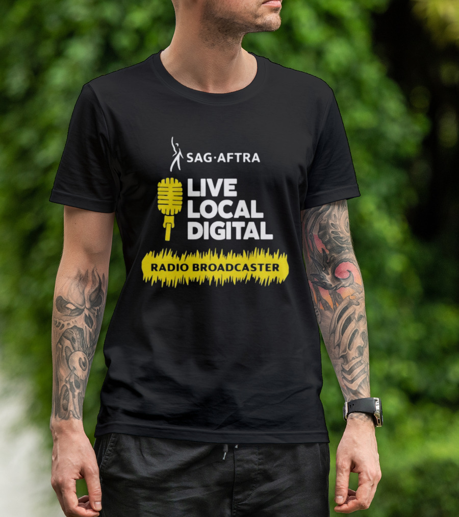 SAG-AFTRA Live Local Digital Radio Broadcaster Carolyn Dur T-Shirt