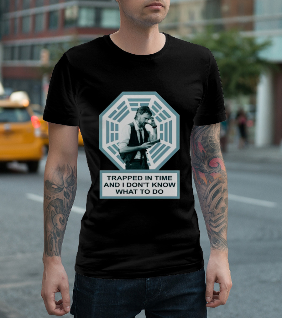 Daniel Faraday Trapped In Time Dharma Initiative Paradox Quandary T-Shirt