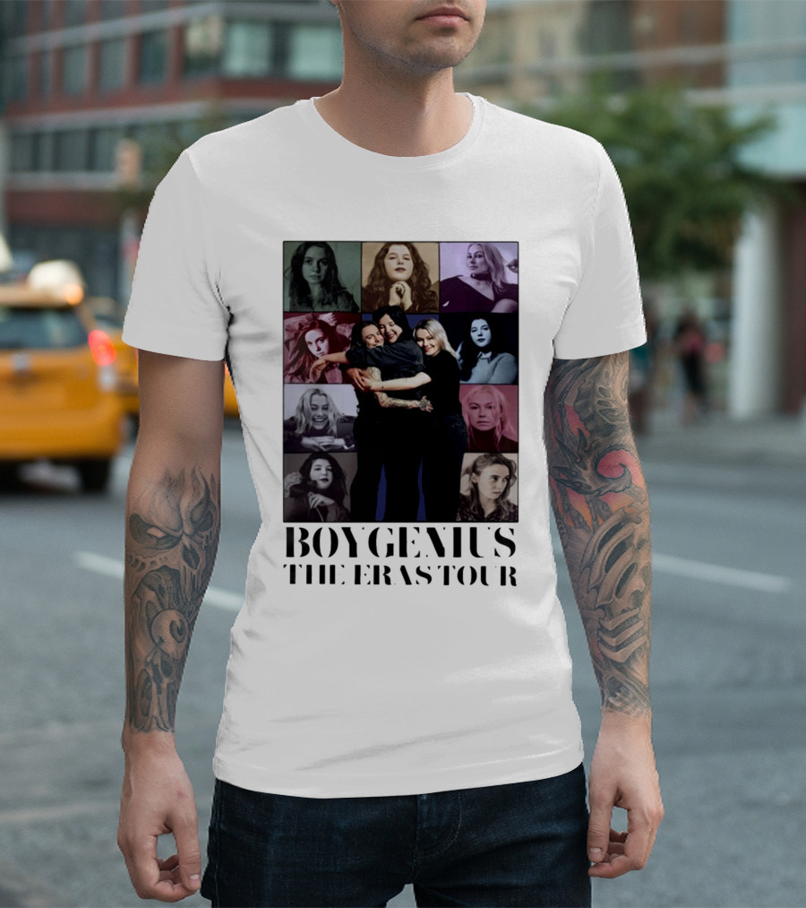 Boygenius The Eras Tour Member Collage T-Shirt