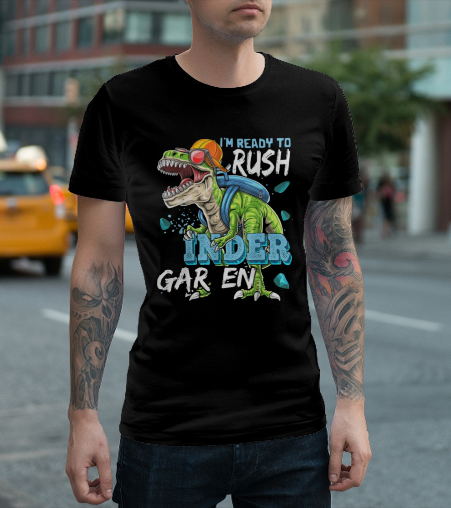 I'm Ready to Crush Kindergarten Dinosaur Adventure T-Shirt