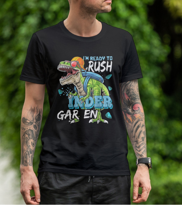 I'm Ready To Crush Kindergarten Dinosaur Adventure T-Shirt