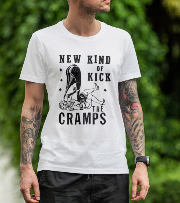 New Kind Of Kick The Cramps Retro Pin-Up T-Shirt