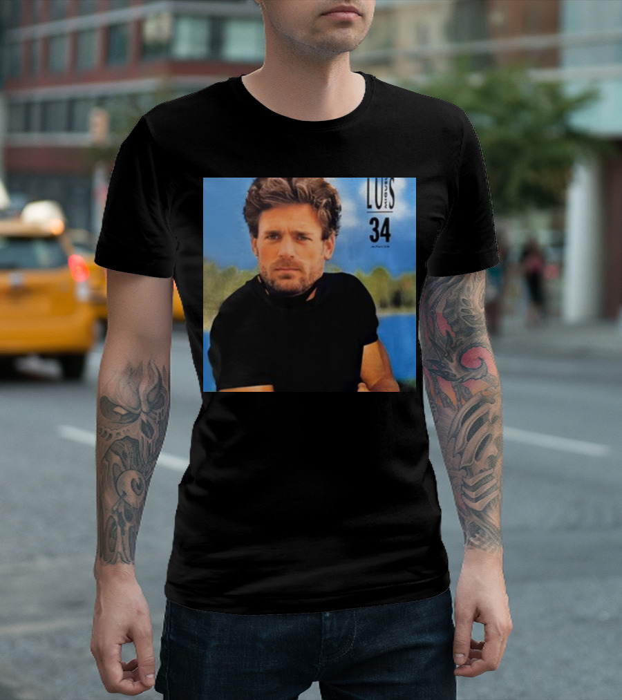 Luis Miguel 34 Album Cover Styled T-Shirt