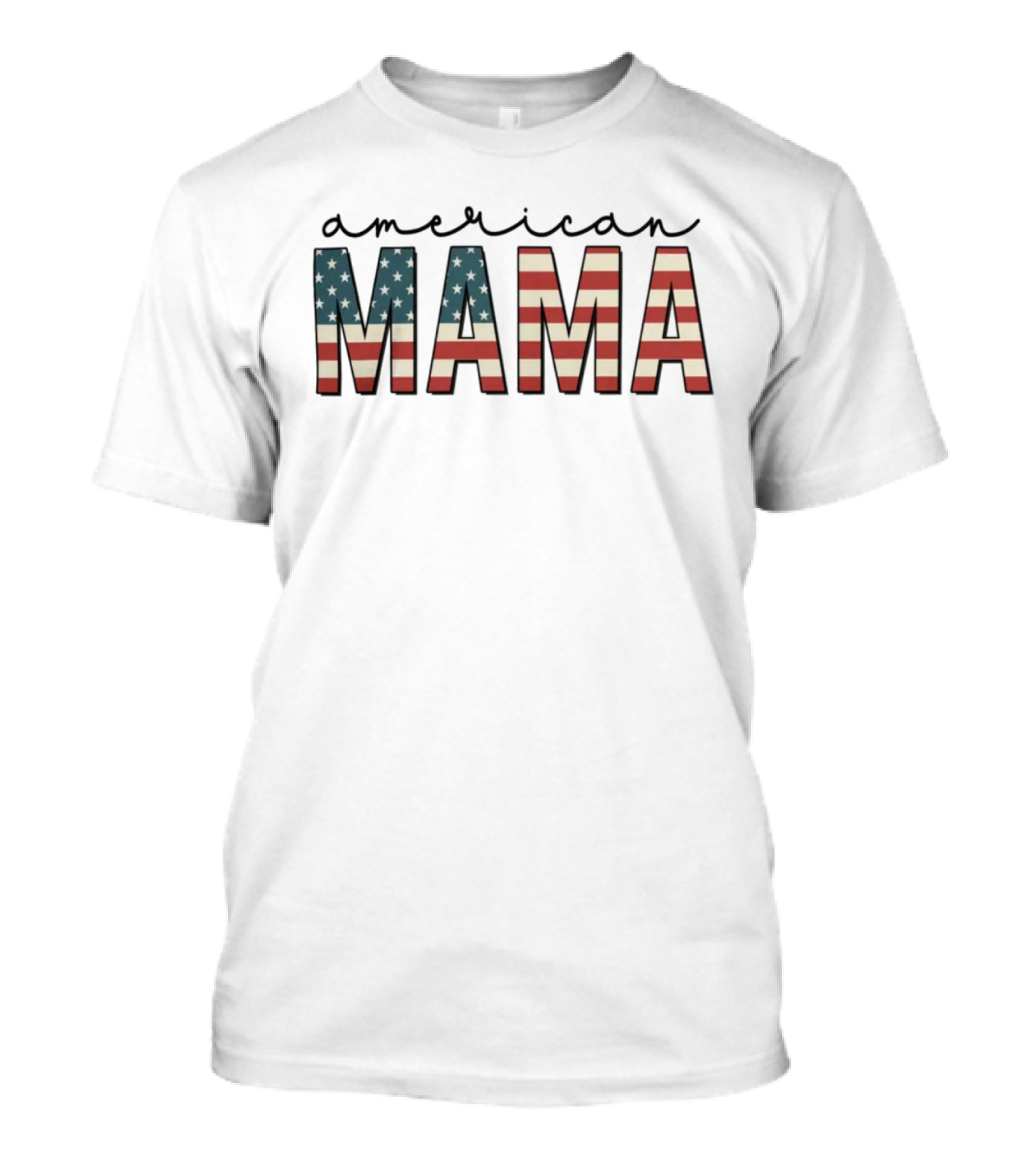 American Mama 4th Of July Independence Day Patriotic Family 4365 T-Shirt