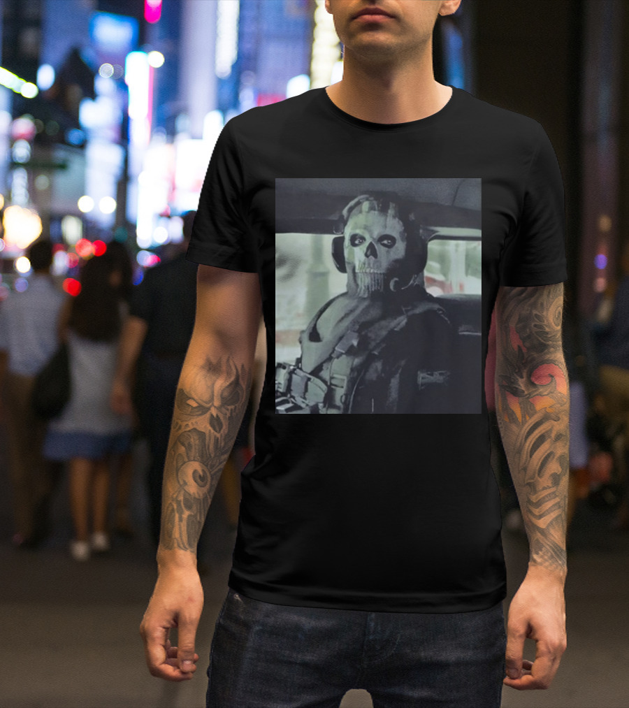Modern Warfare II Ghost Mask Operator Stare T-Shirt