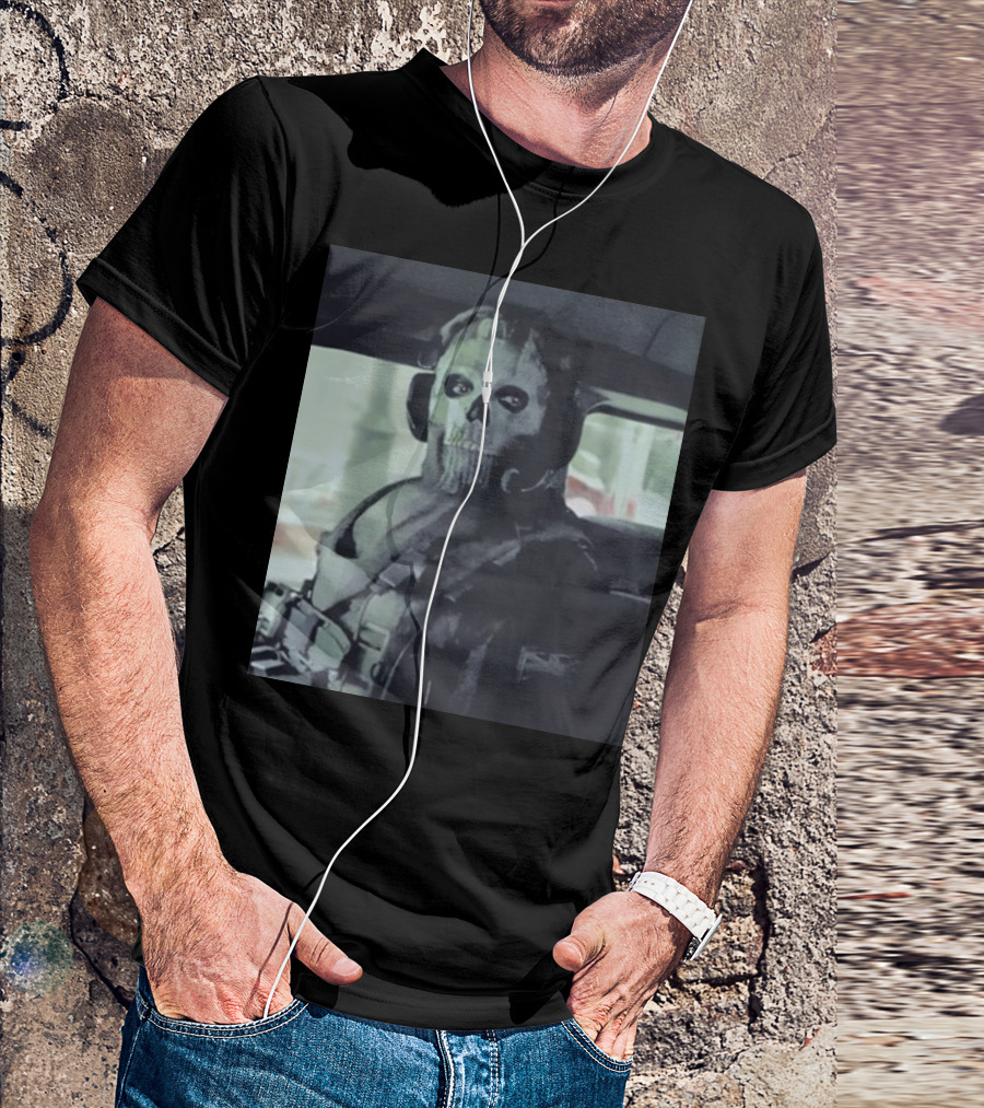 Modern Warfare II Ghost Mask Operator Stare T-Shirt