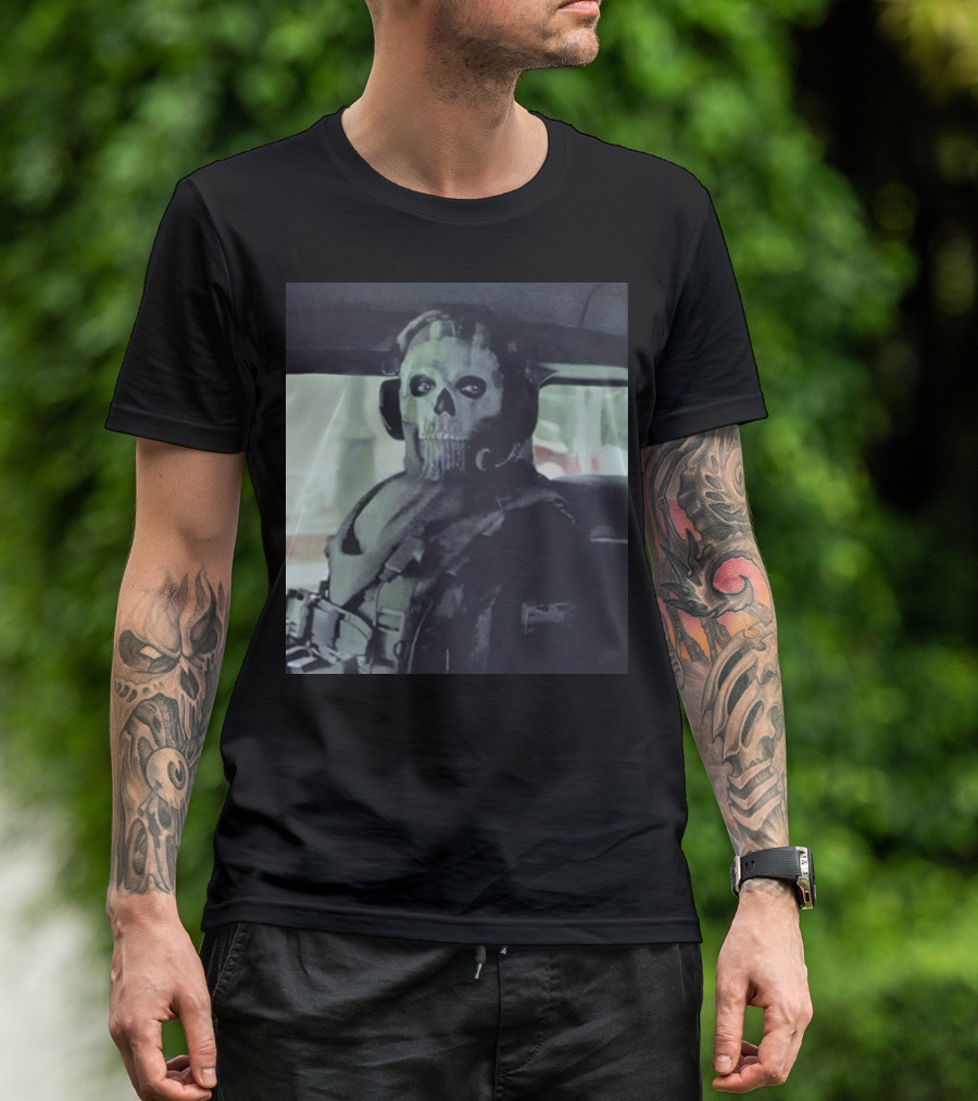 Modern Warfare II Ghost Mask Operator Stare T-Shirt