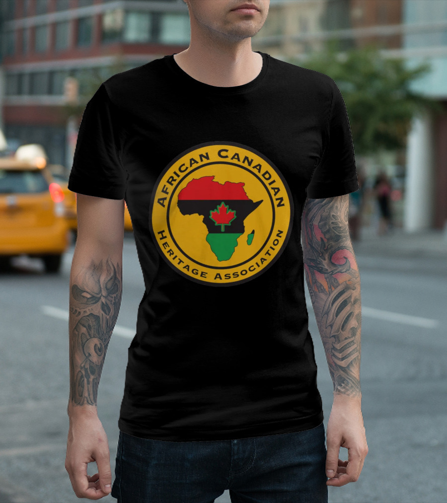 African Canadian Heritage Association Papa Burgundy T-Shirt