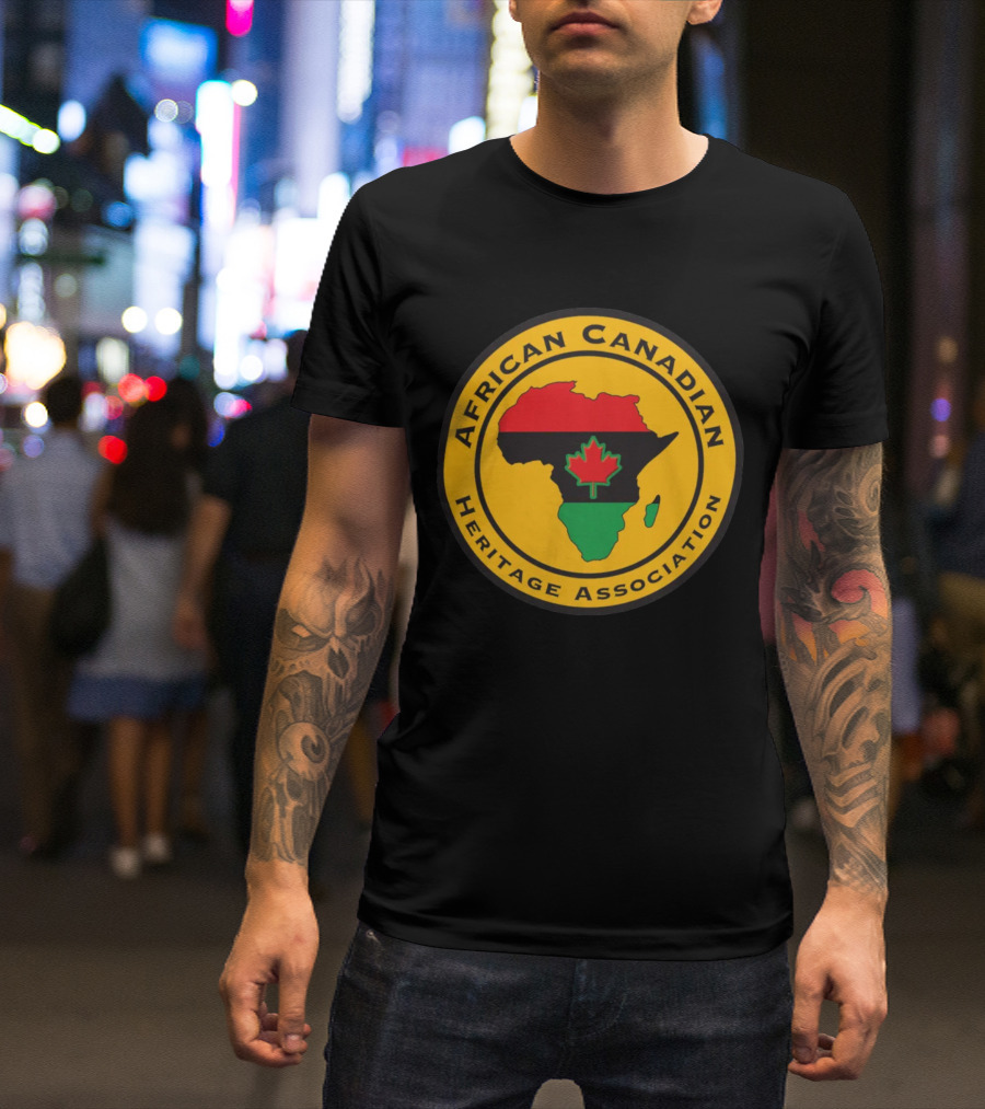 African Canadian Heritage Association Papa Burgundy T-Shirt
