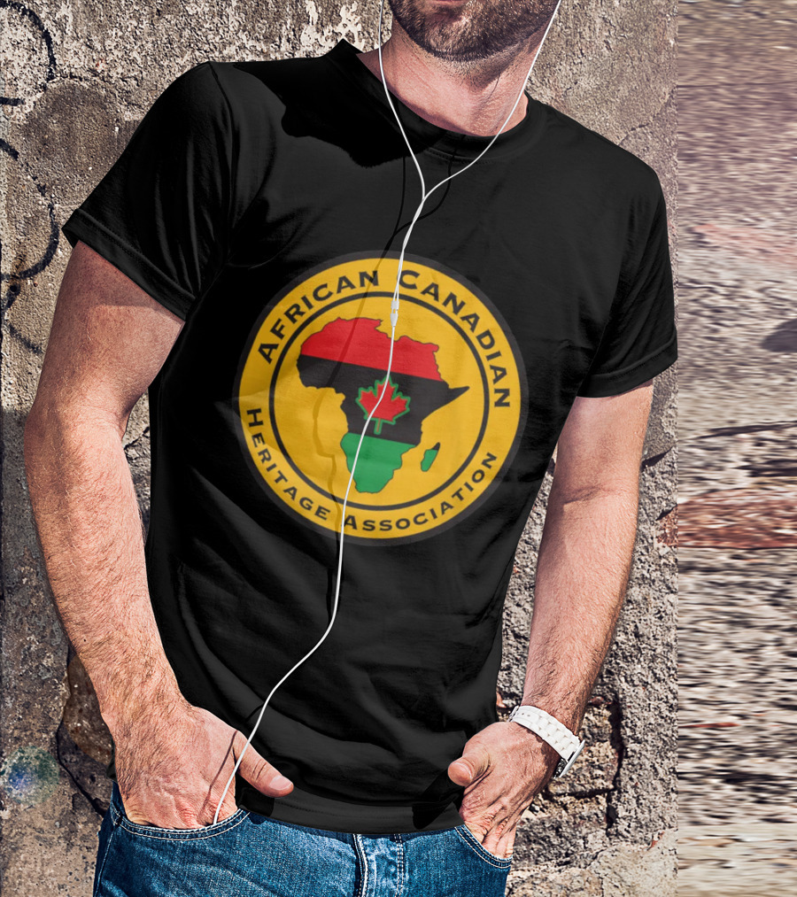 African Canadian Heritage Association Papa Burgundy T-Shirt