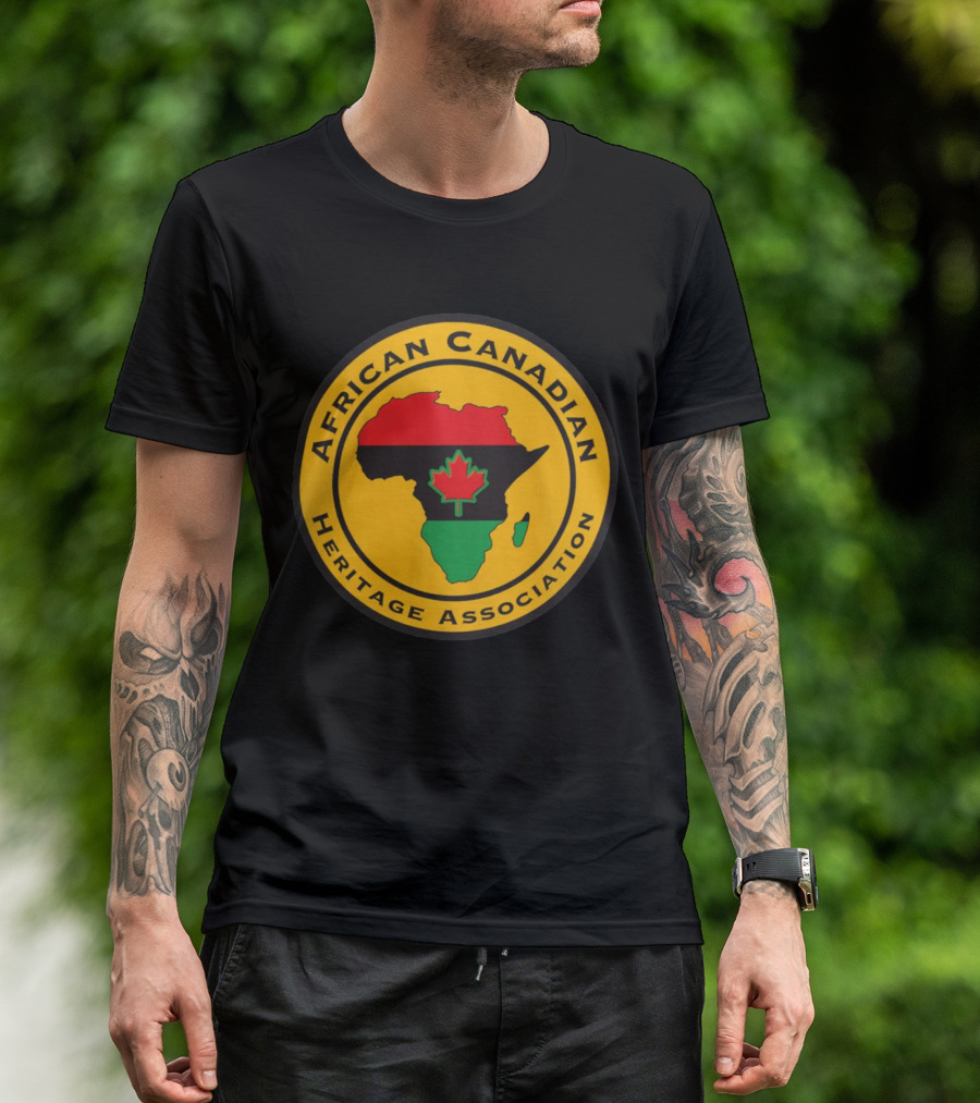 African Canadian Heritage Association Papa Burgundy T-Shirt