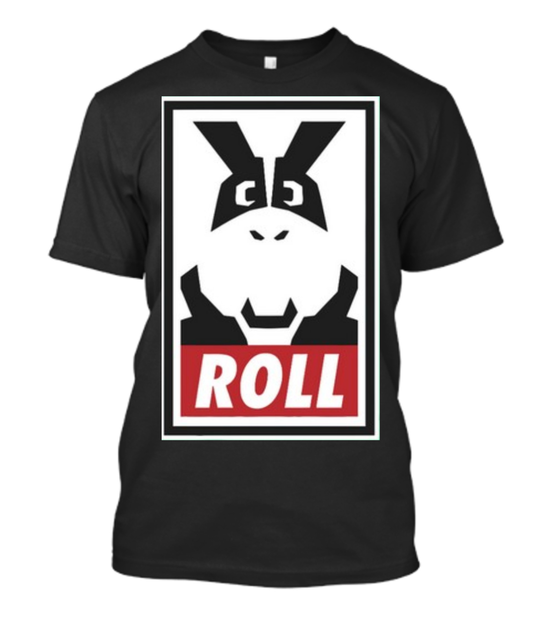 Hard Drive Roll Bunny Icon Roll T-Shirt