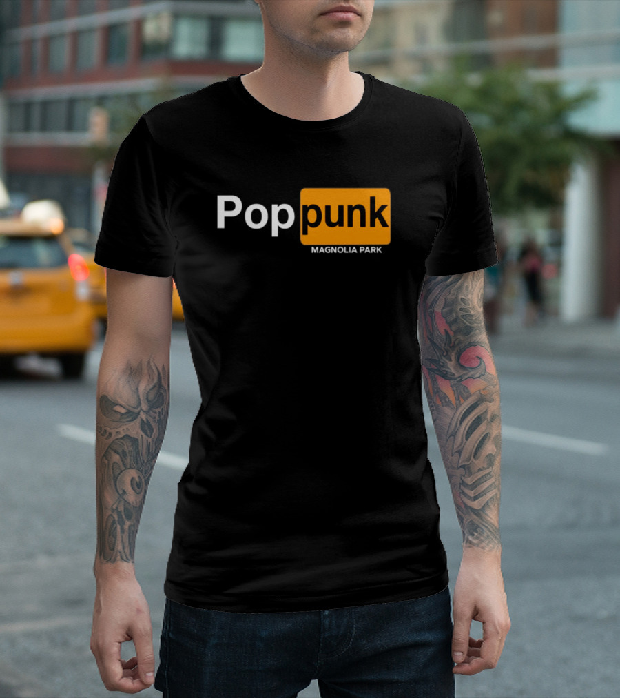 Pop Punk Magnolia Park Block T-Shirt