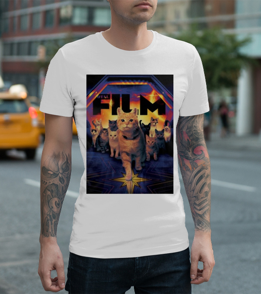 Marvel Studios Enter The Flerkens Cat Total Film Magazine Cover Cats Star T-Shirt