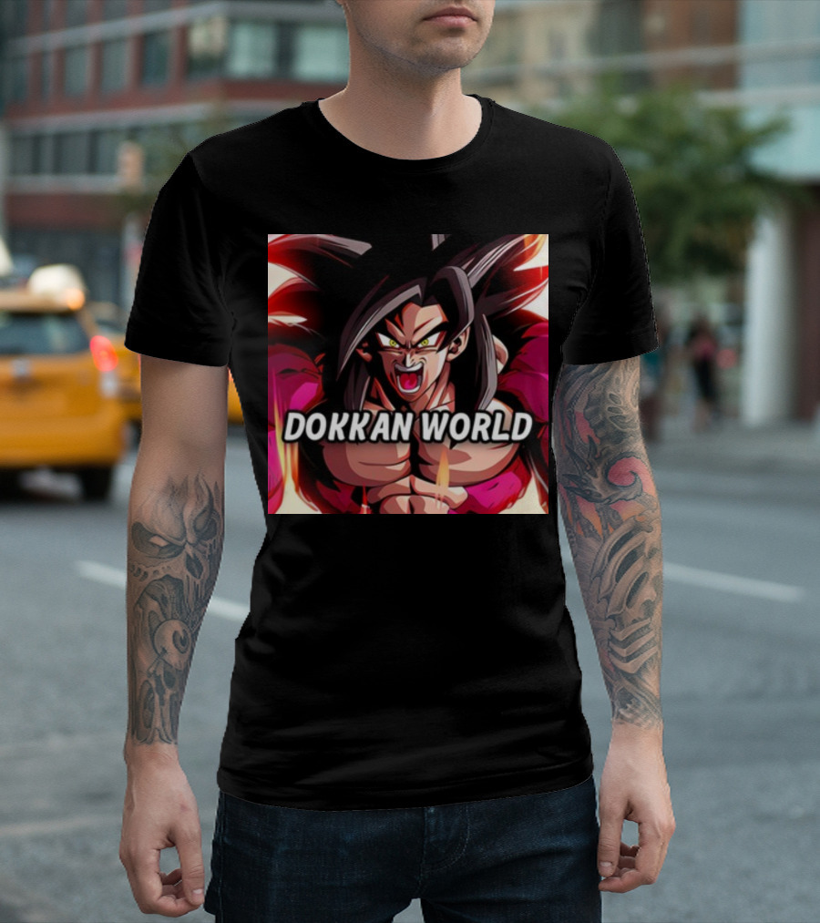 Dokkan World Super Saiyan 4 Character Burst T-Shirt