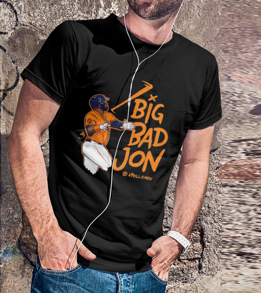 Big Bad Jon Singleton Apollo Houston Baseball Player T-Shirt