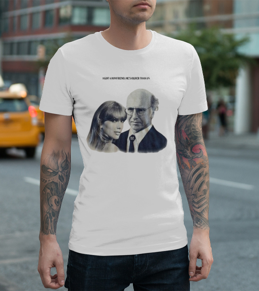 Buggirl200 Larry David Swiftie Baseball Photo Mashup T-Shirt