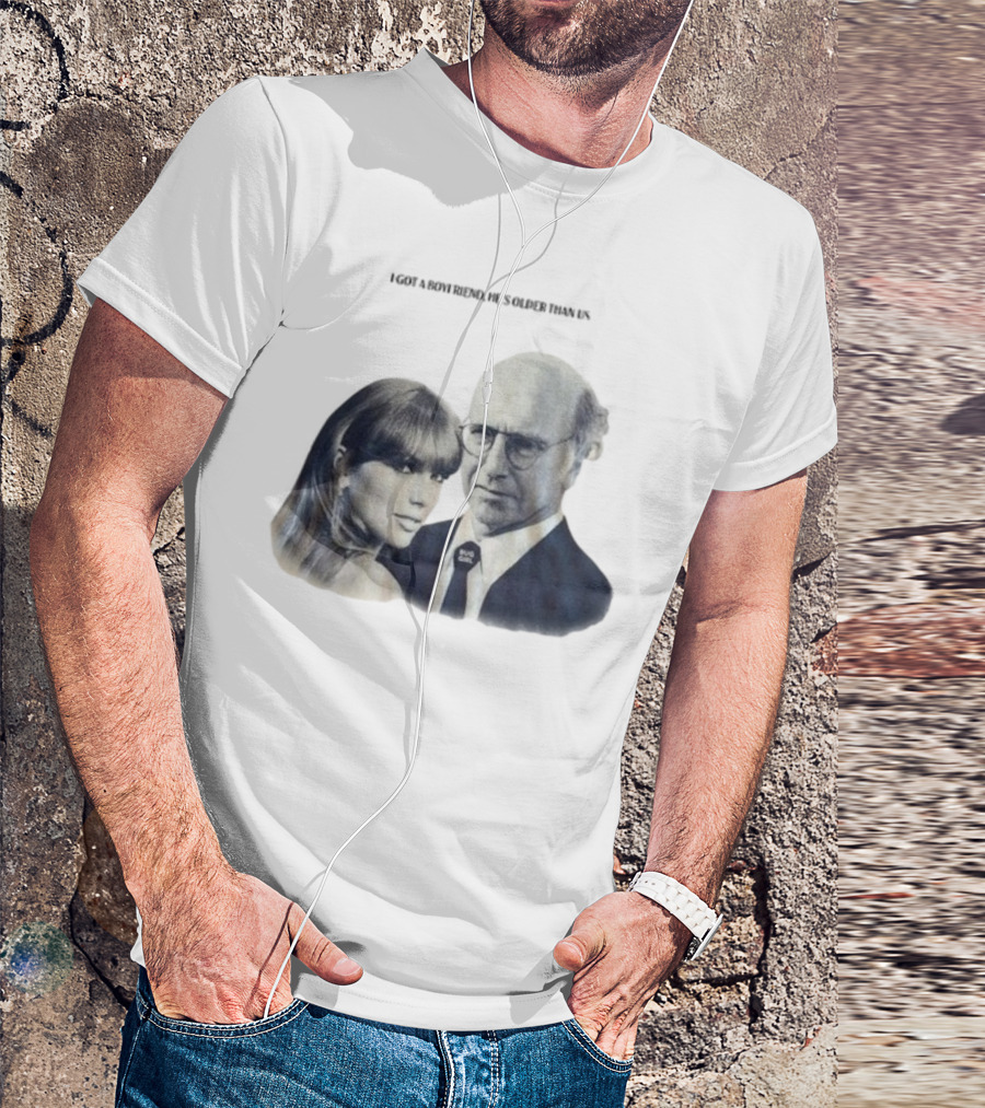 Buggirl200 Larry David Swiftie Baseball Photo Mashup T-Shirt