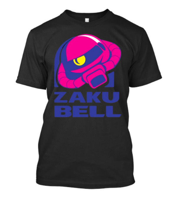 Zaku Bell Mecha Fusion Pink And Blue Helmet T-Shirt