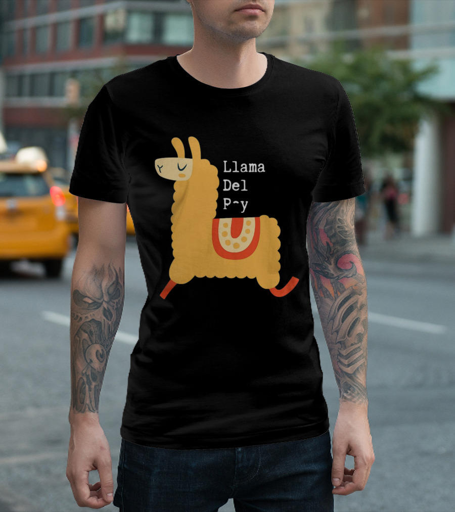 Llama Del P~y Funny Music T-Shirt