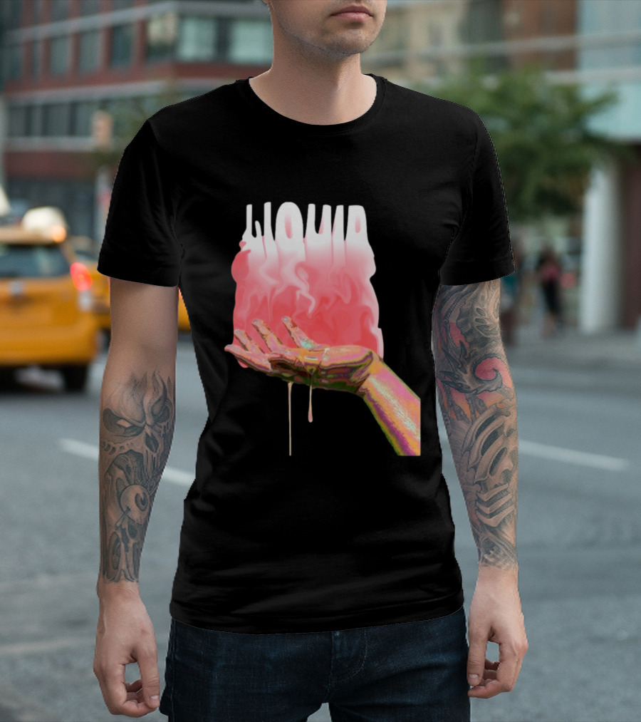 Abel Idume Unbelievably Liquid Barbie Melting Hand T-Shirt