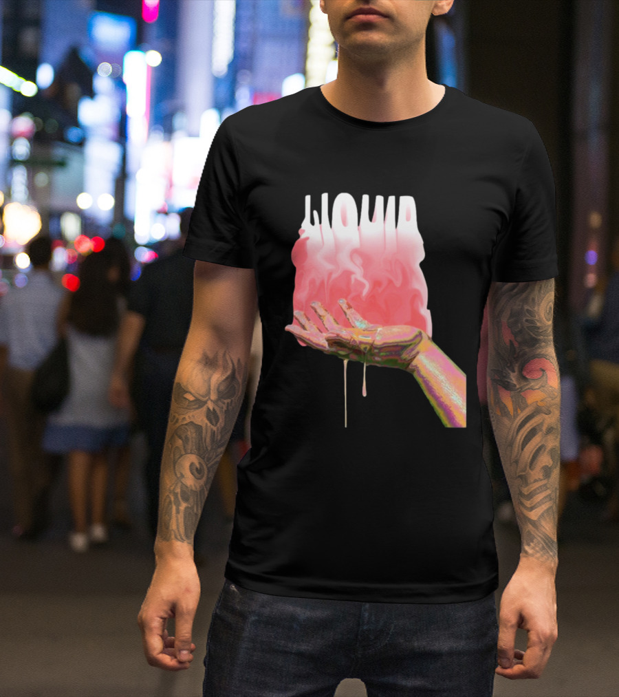 Abel Idume Unbelievably Liquid Barbie Melting Hand T-Shirt