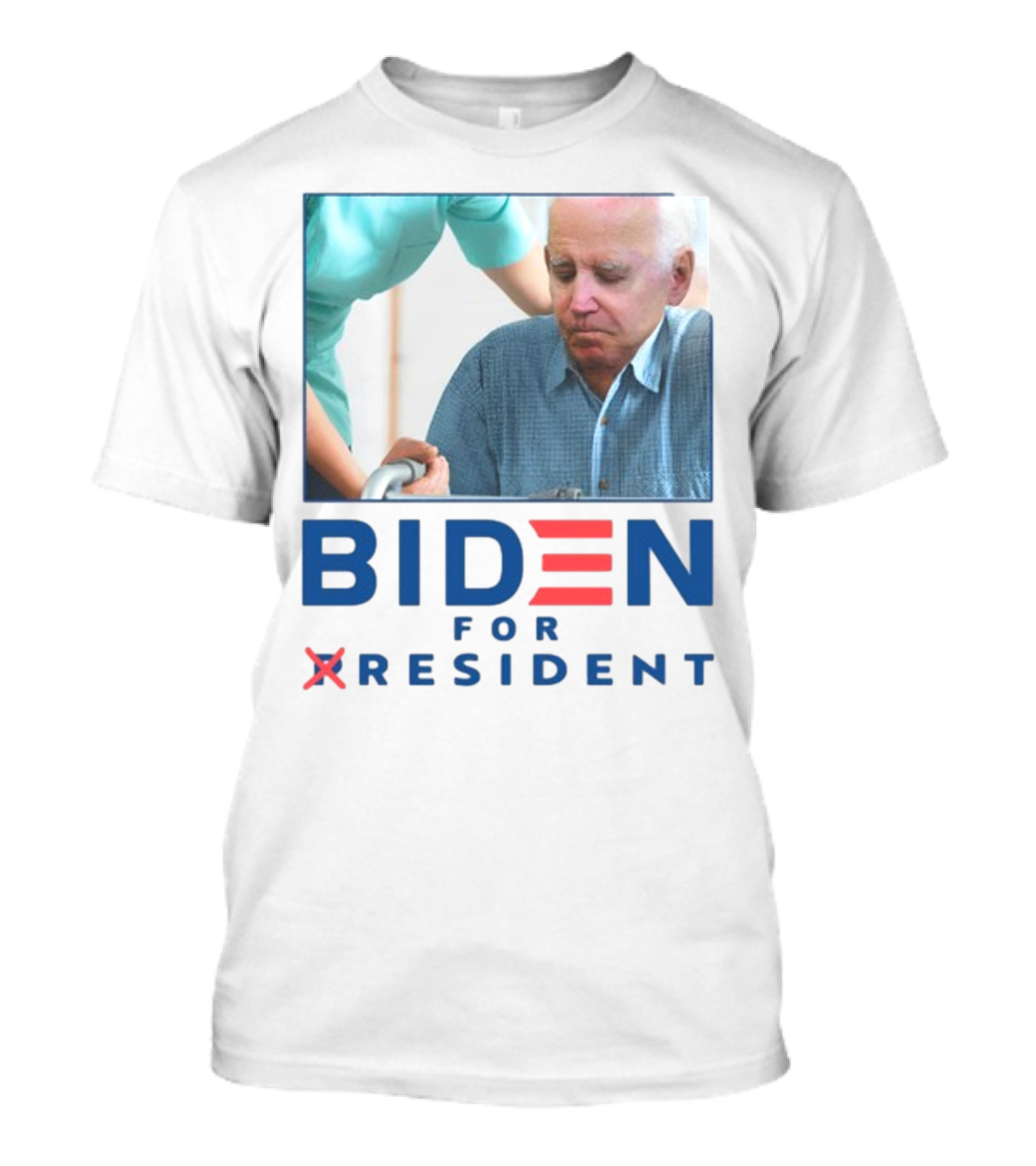 Shaneyyricch Biden For Resident Senior Care Assistance Mock Campaign T-Shirt