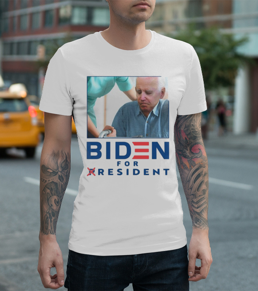 Shaneyyricch Biden For Resident Senior Care Assistance Mock Campaign T-Shirt