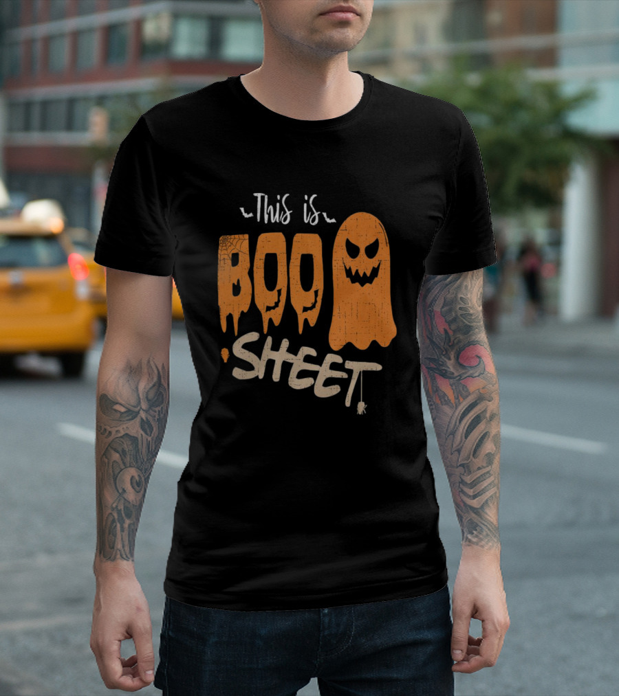 This Is Boo Sheet Halloween Ghost Puns T-Shirt