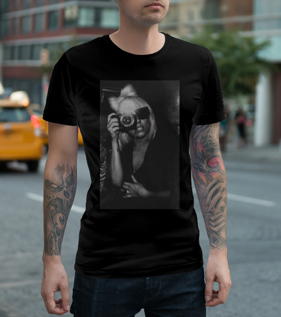 Purple Teardrops Iconic Celebrity Snapshot T-Shirt