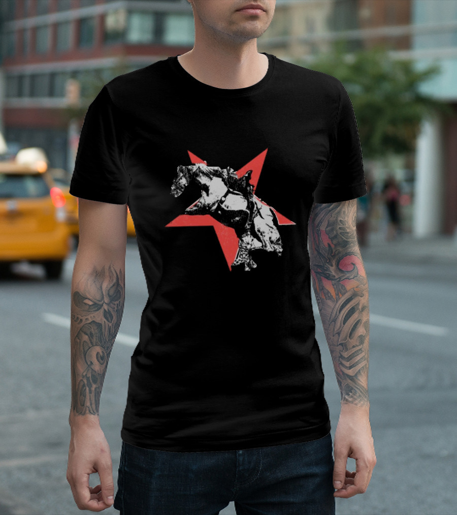 Hardjewelry Buck Off Cowboy Rodeo Star T-Shirt