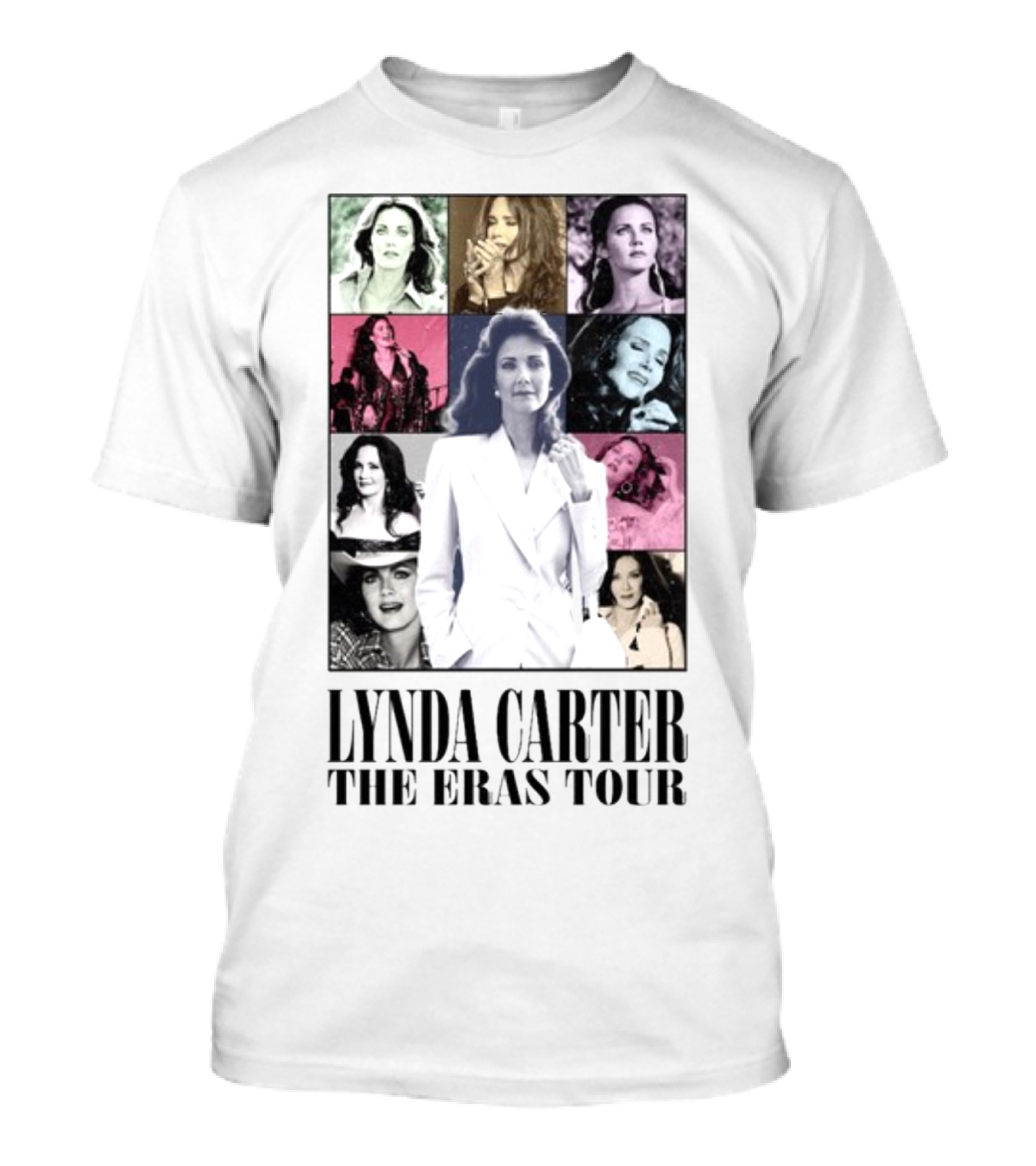 Lynda Carter The Eras Tour Photo Collage T-Shirt