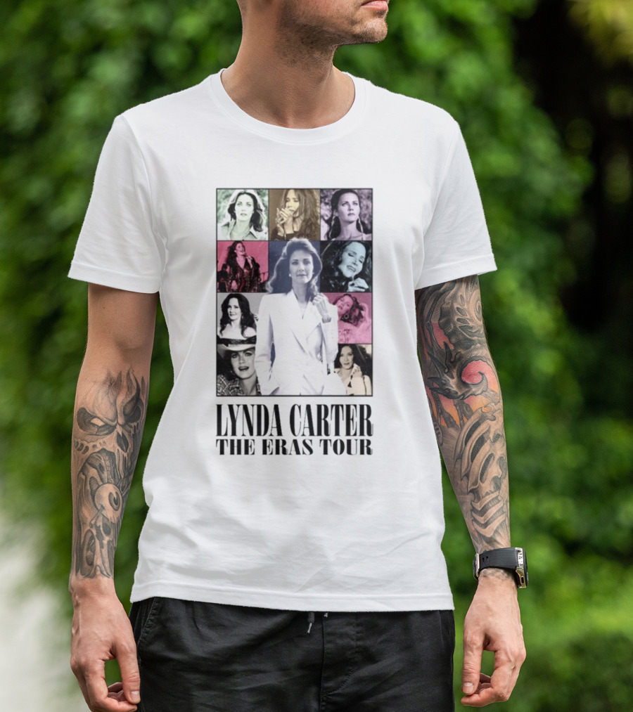 Lynda Carter The Eras Tour Photo Collage T-Shirt