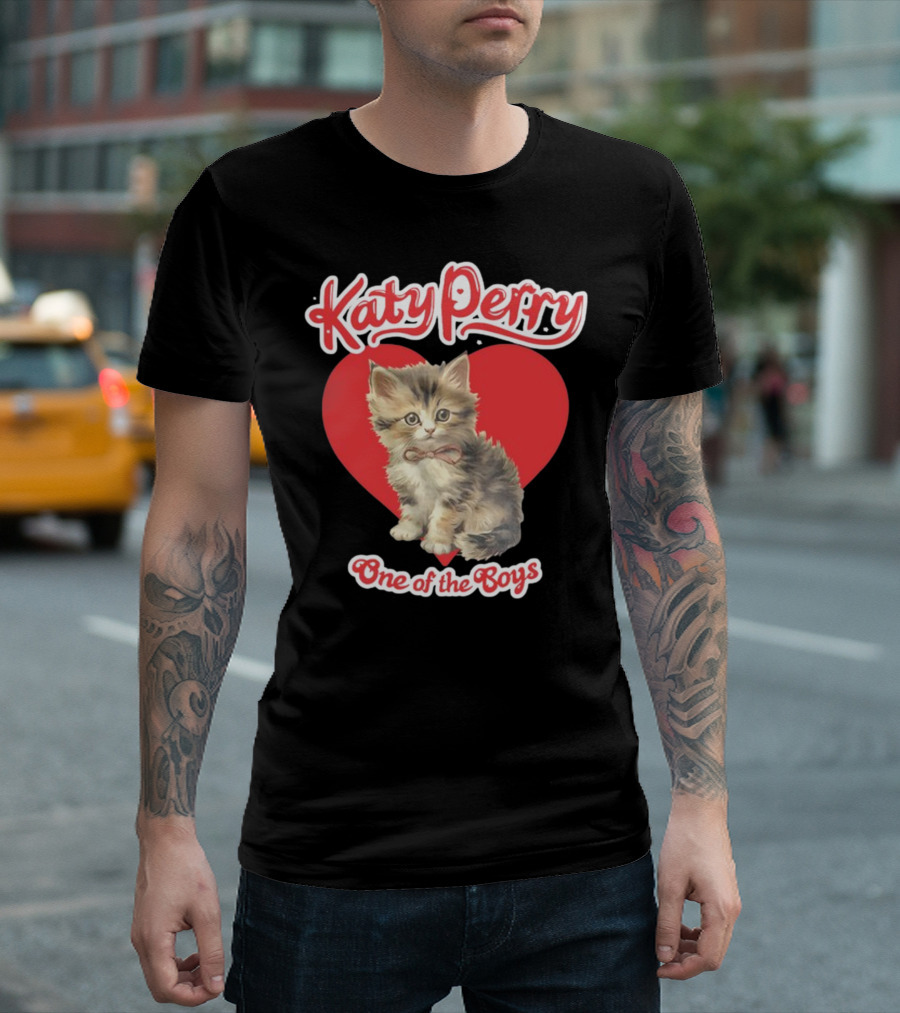 Katy Perry Cat One Of The Boys New T-Shirt