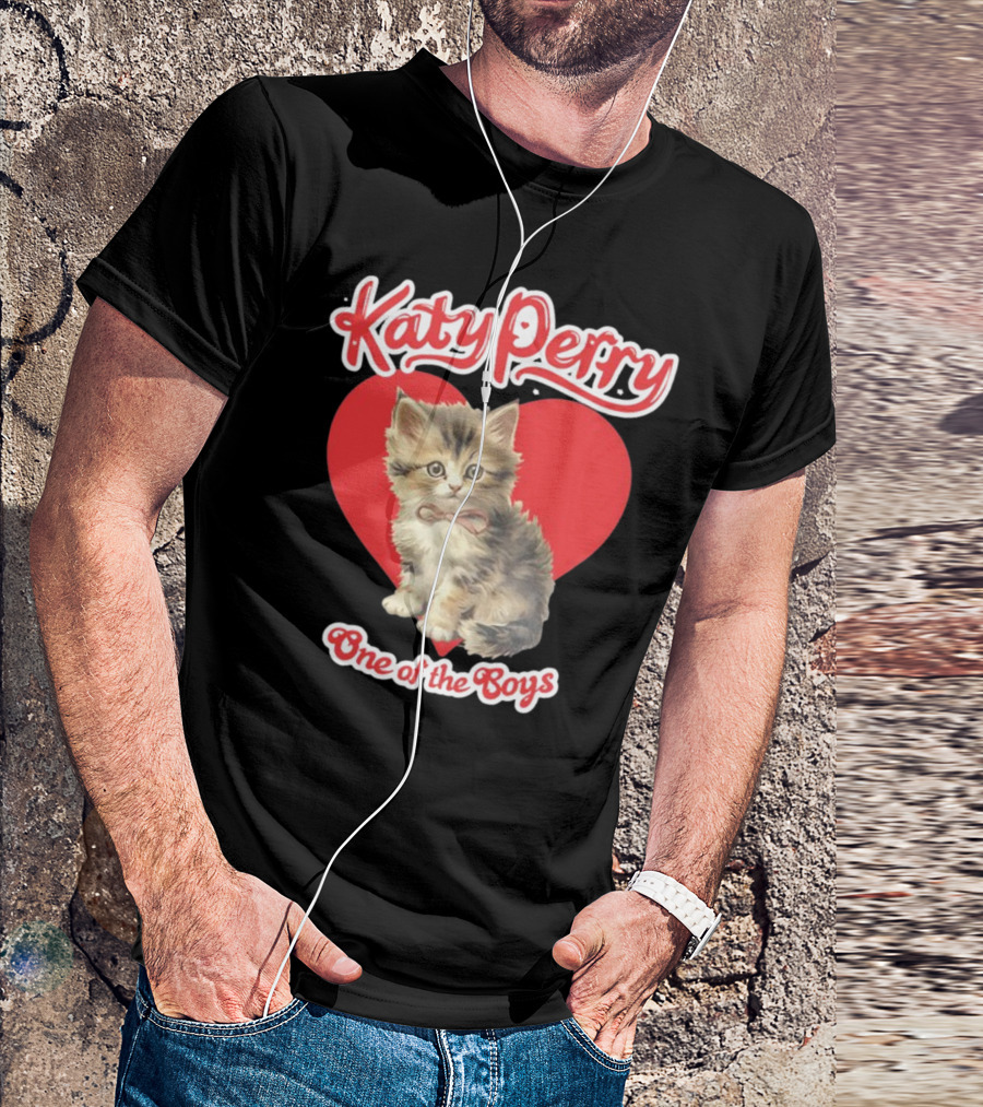 Katy Perry Cat One Of The Boys New T-Shirt