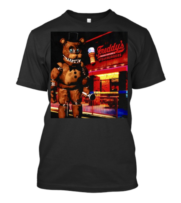 Mamonoworld Funny Bear Freddy's Frozen Custard And Steakburgers Bear T-Shirt